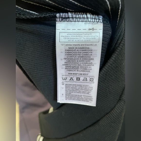 Adidas Bellista Knit Flare Pant, Size XL - Picture 6 of 6